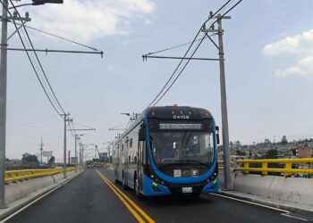 ¡Electromovilidad en las alturas! Inauguran trolebús Chalco-Santa Martha