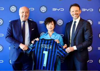 BYD se convierte en el socio automotriz del FC Internazionale Milano 