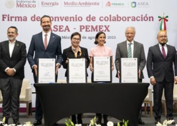Pemex y ASEA firman convenio para impulsar protección ambiental en sector hidrocarburos