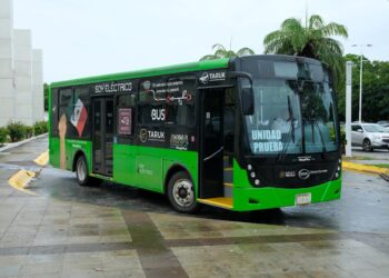 Taruk: Camión eléctrico 100% mexicano, inicia pruebas en Quintana Roo 