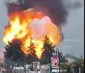 Así fue la explosión de cisternas de gas que sacudió Tepeaca